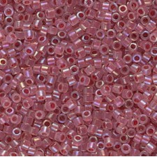 Miyuki delica Beads 11/0 - Claret lined opal ab DB-1746